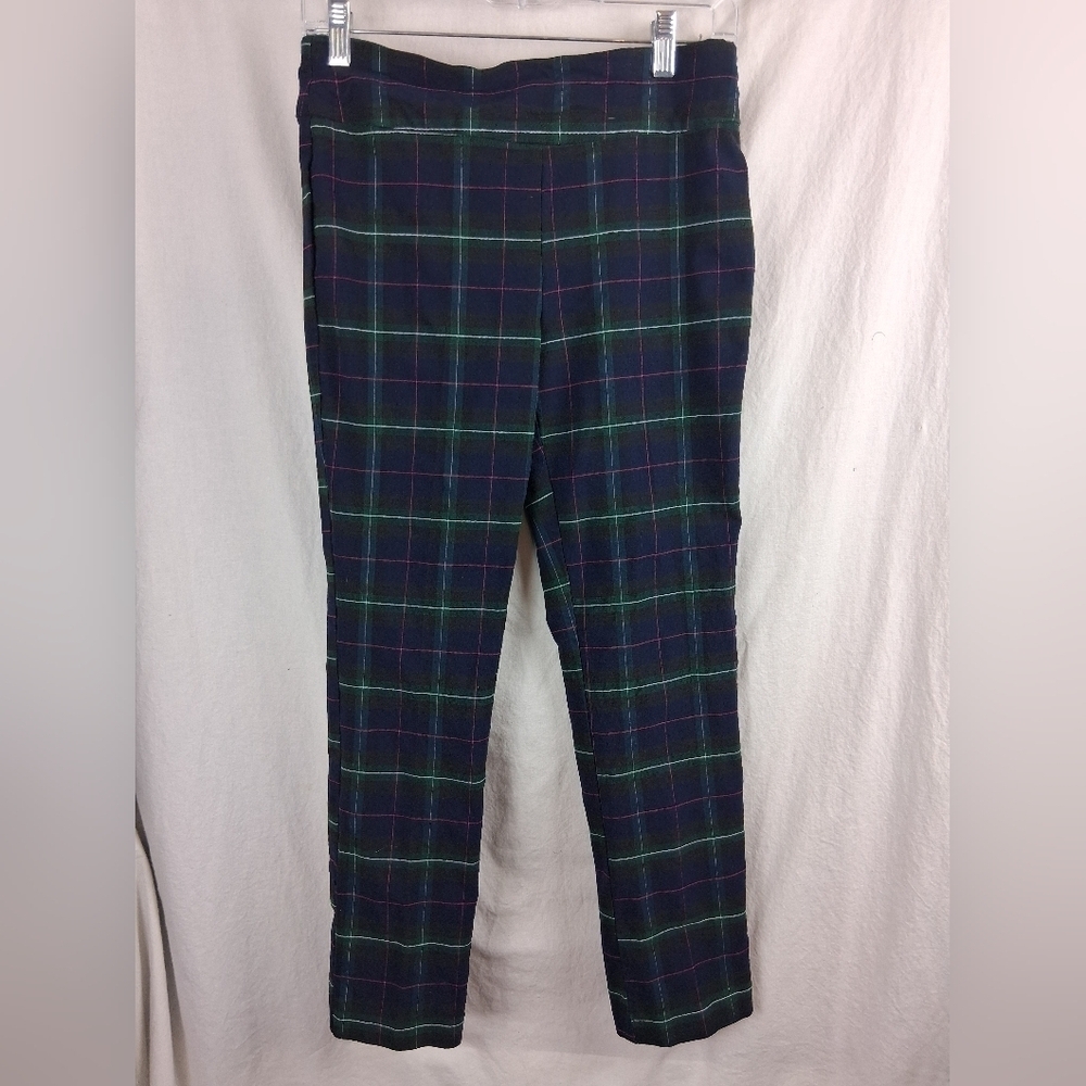 Crown & Ivy Womens Size 8 Plaid Trousers